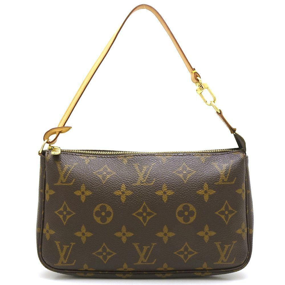 Louis Vuitton Monogram Pochette Accessoire Brown Accessory Pouch